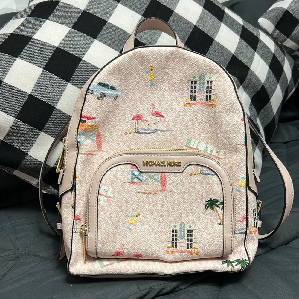 **PRIVATE LISTING ** Michael Kors Pink Miami Backpack